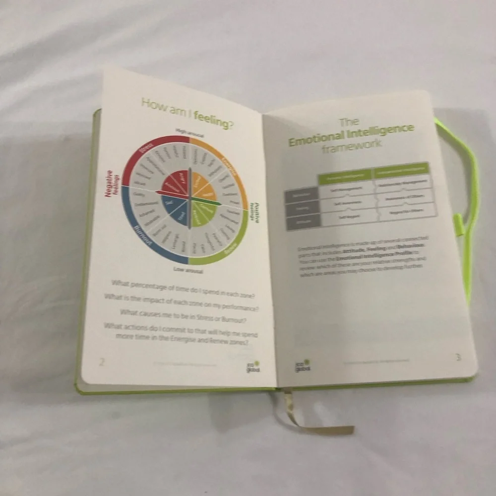 JCA global Sustaining your Learning reflective journal yellow. 8”LX5”W